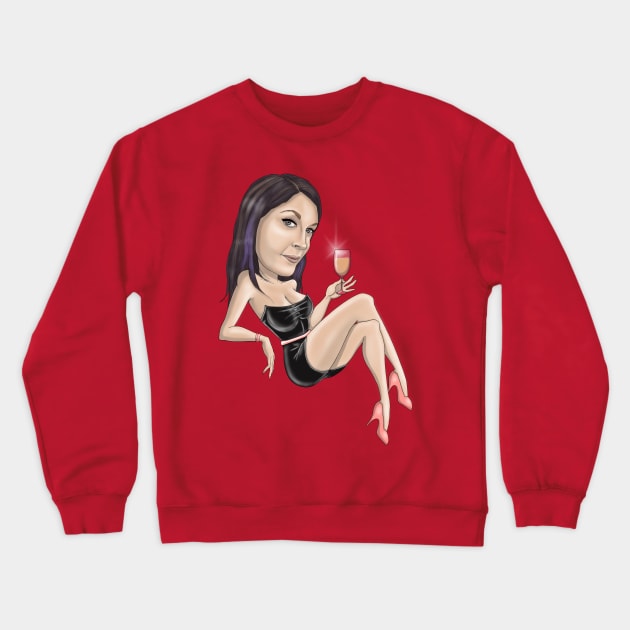 courtney Crewneck Sweatshirt by bobgoodallart